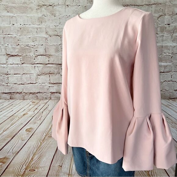 LOFT Ann Taylor bell sleeve top - Picture 3 of 6